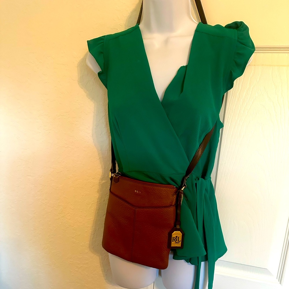 Lauren Ralph Lauren leather crossbody bag